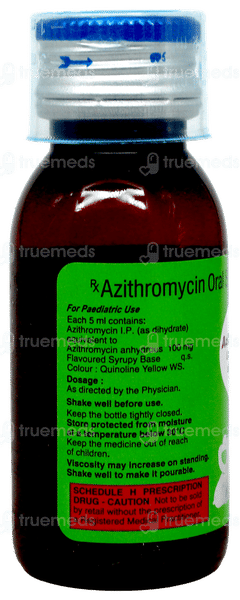 Azithral Xl 100 Liquid 30Ml Azithral Xl 100 Liquid 30Ml